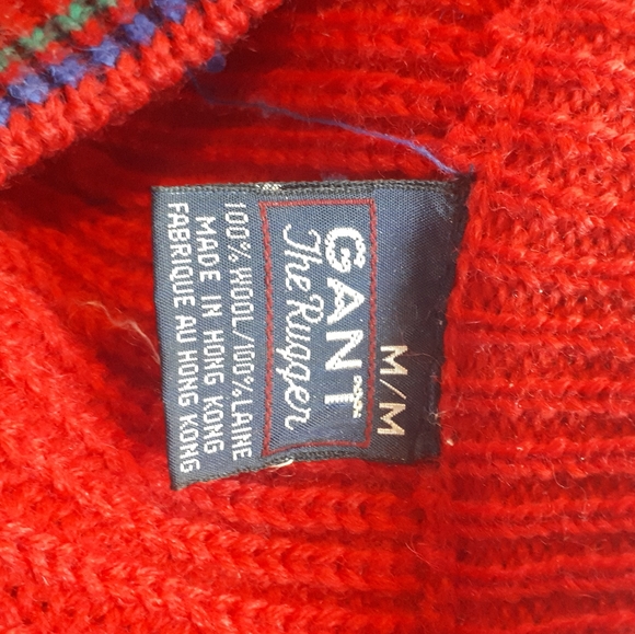 Vintage Gant The Rugger Knit Sweater Men's Medium - Picture 6 of 6